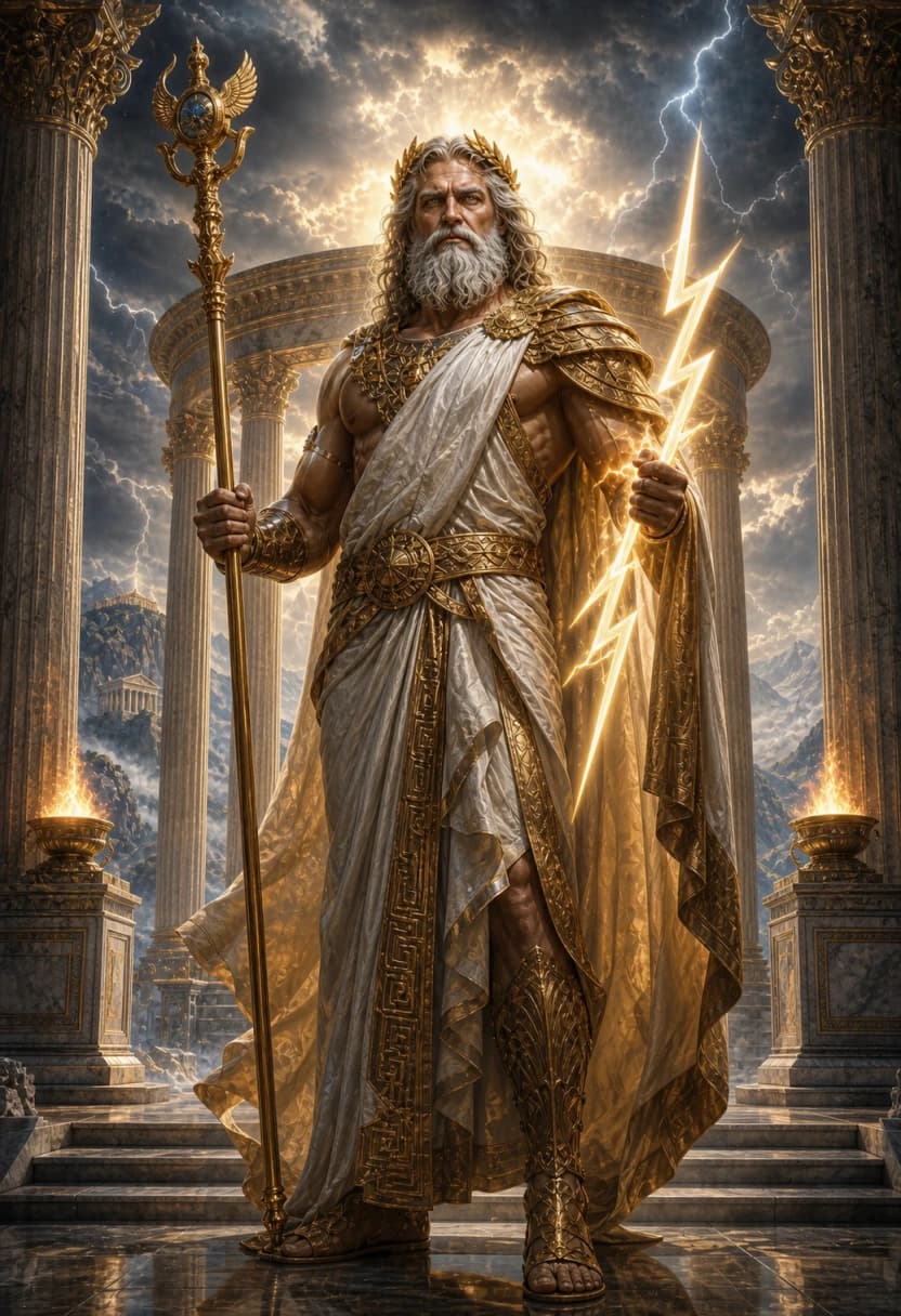 Zeus, King of the Greek gods